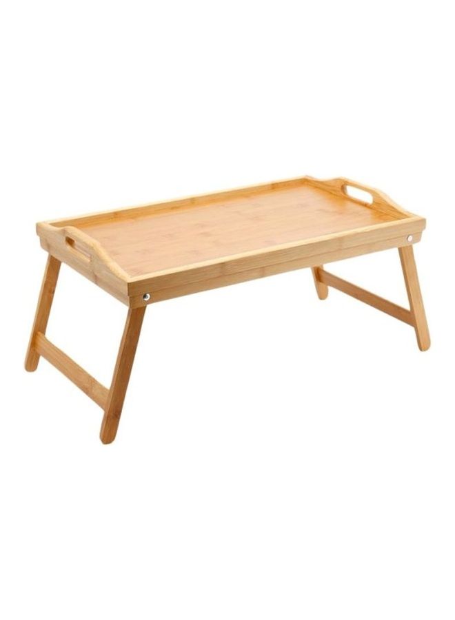 Foldable Food Serving Tray Beige 50x30x4cm  - Image 1
