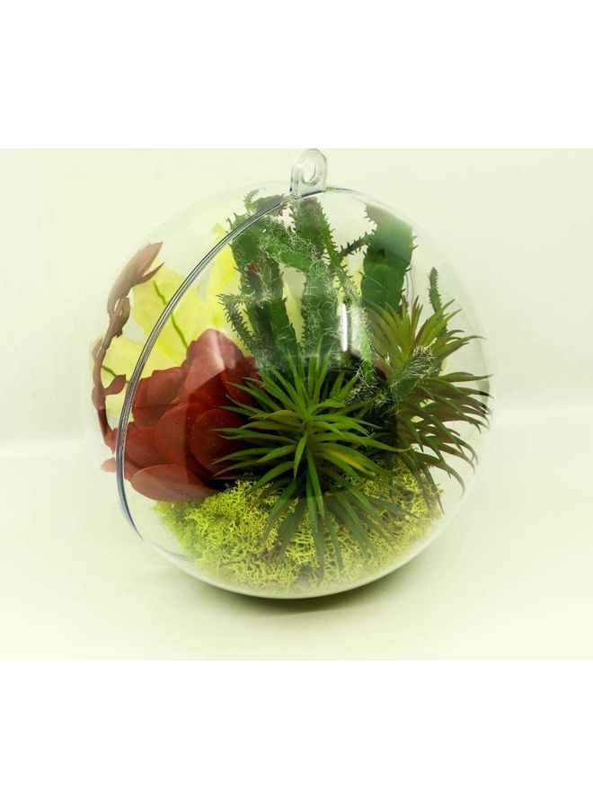 Yatai - 3-Piece Acrylic Baubles Fillable Ball Clear 12cm - Image 1