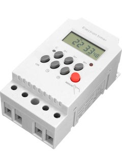 Electron Timer With LCD Display Clock White 15x7x12cm