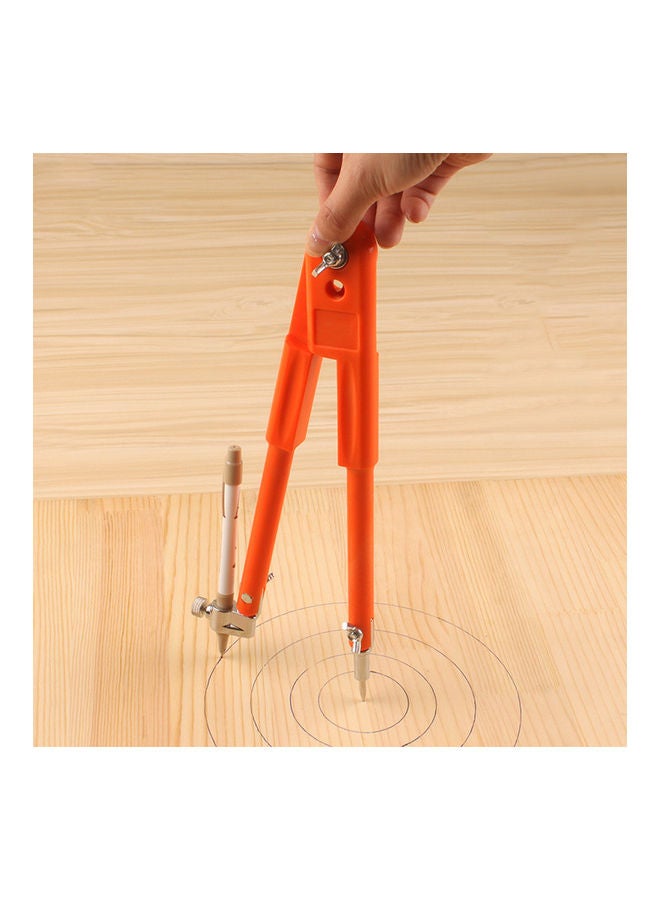 Multifunction Plastic Divider Orange/Silver 26x3x3cm - Image 2