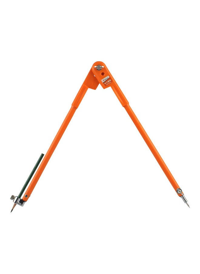 Multifunction Plastic Divider Orange/Silver 26x3x3cm - Image 1