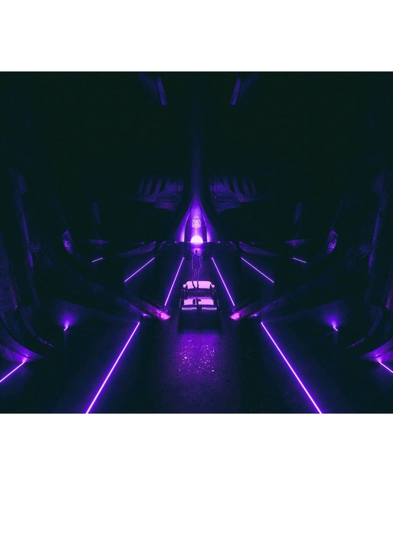 Fast Print Neon Vinyl Self Adhesive Wall Sticker Multicolor