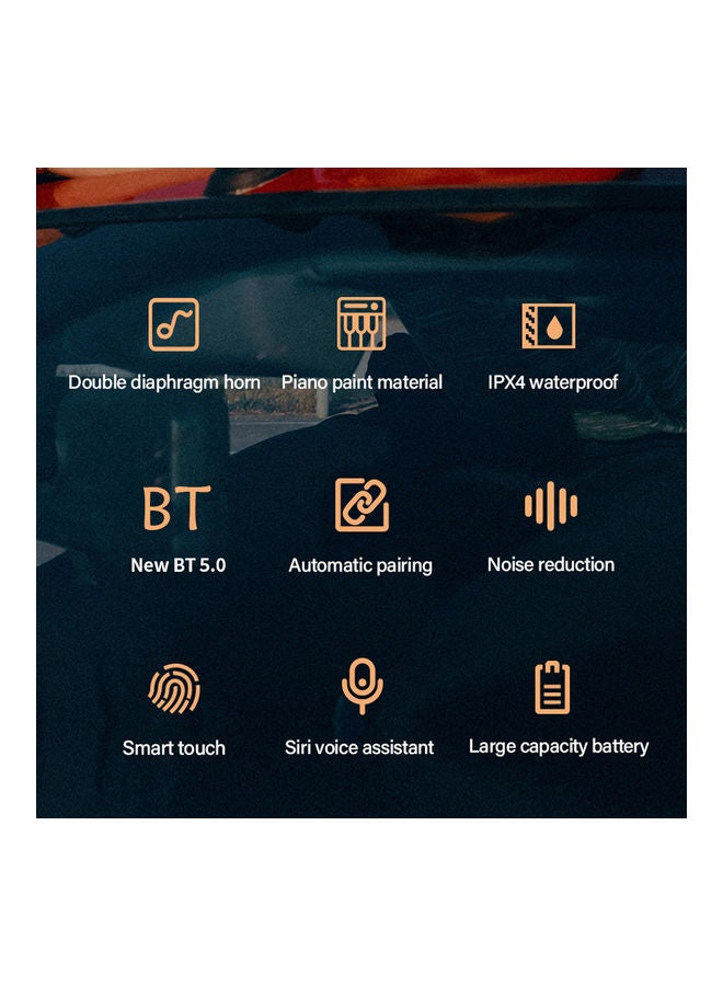 Lenovo TWS In-Ear Bluetooth Earbuds With Charging Case Black - Image 2