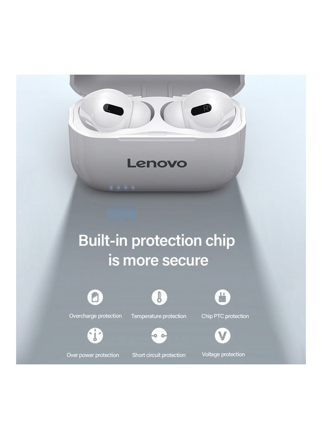 Lenovo TWS In-Ear Bluetooth Earbuds With Charging Case Black - Image 5