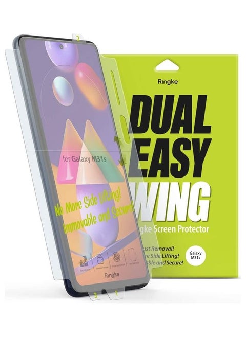 2-Piece Screen Protector For Samsung Galaxy M31S Clear