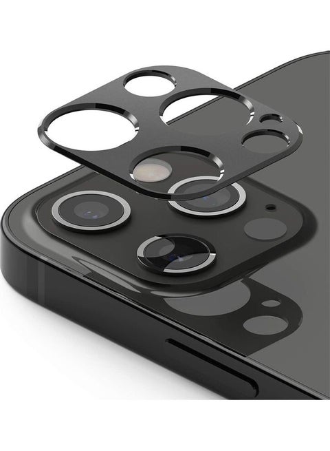 Camera Lens Protector Aluminum Frame For Apple iPhone 12 Pro Grey