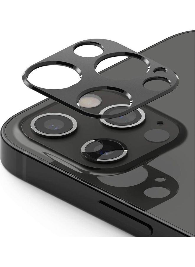 Camera Lens Protector Aluminum Frame For Apple iPhone 12 Pro Grey
