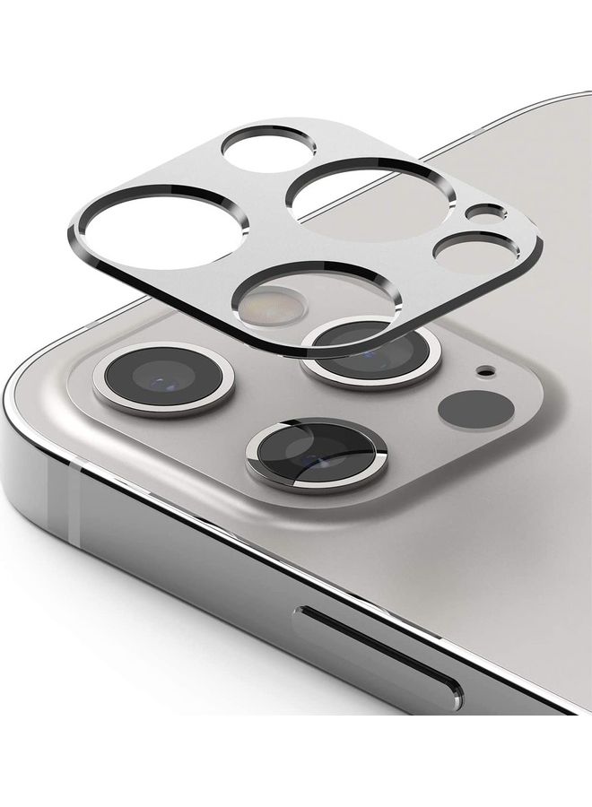 Ringke Camera Lens Protector Aluminum Frame For Apple iPhone 12 Pro Max Silver - Image 1