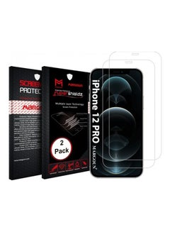 2-Pack Clear Screen Protecvtor For iPhone 12 Pro clear