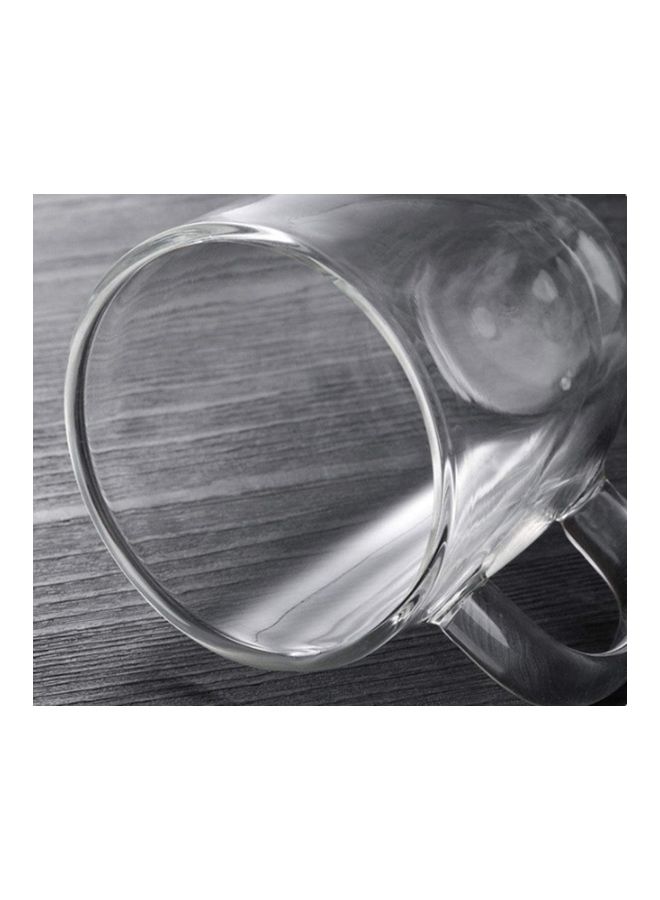 XiuWoo Set of 2 Double Wall Glass Mugs Coffee Cups multicolour 450mm - Image 5