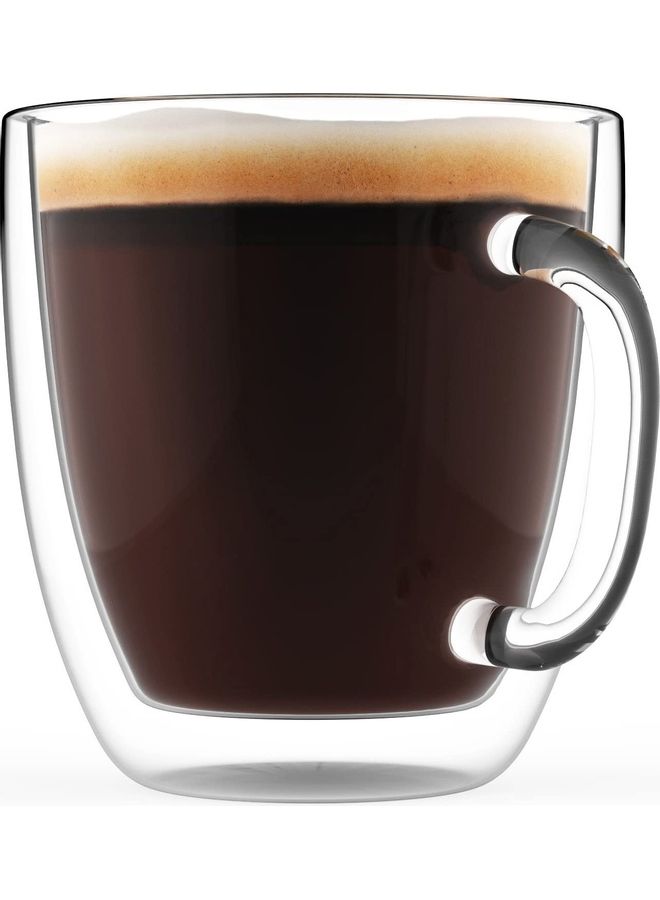 XiuWoo - Set Of 2 470 Ml Large Coffee Mugs multicolour 470mm - Image 1