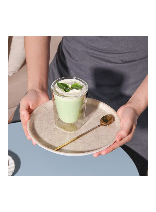 شو وو مجموعة أكواب قهوة زجاجية بجدار مزدوج من 4 قطع متعدد الألوان 200مم - Image 3