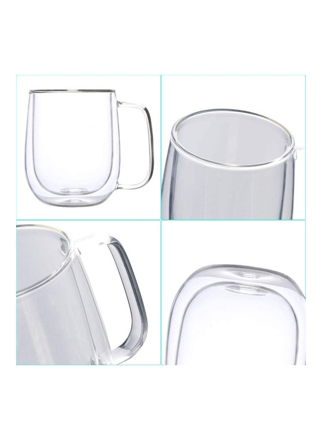 XiuWoo - 1 piece Double Walled Glass Mugs multicolour 250mm - Image 1