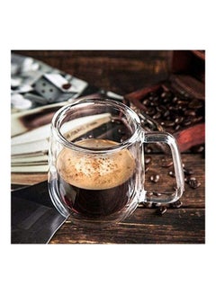XiuWoo 1 piece Double Walled Glass Mugs multicolour 250mm  - Image 5