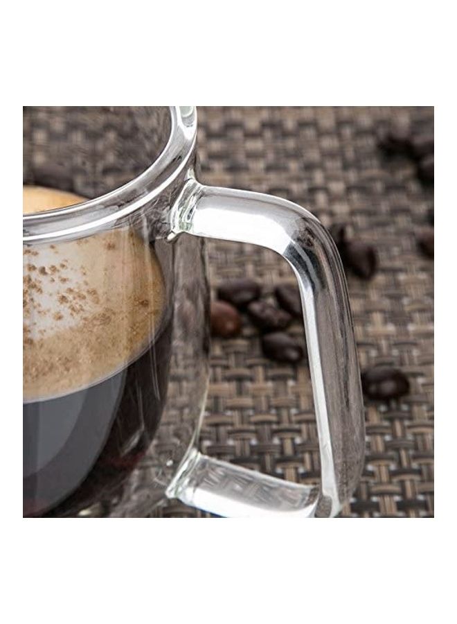 XiuWoo - 1 piece Double Walled Glass Mugs multicolour 250mm - Image 1