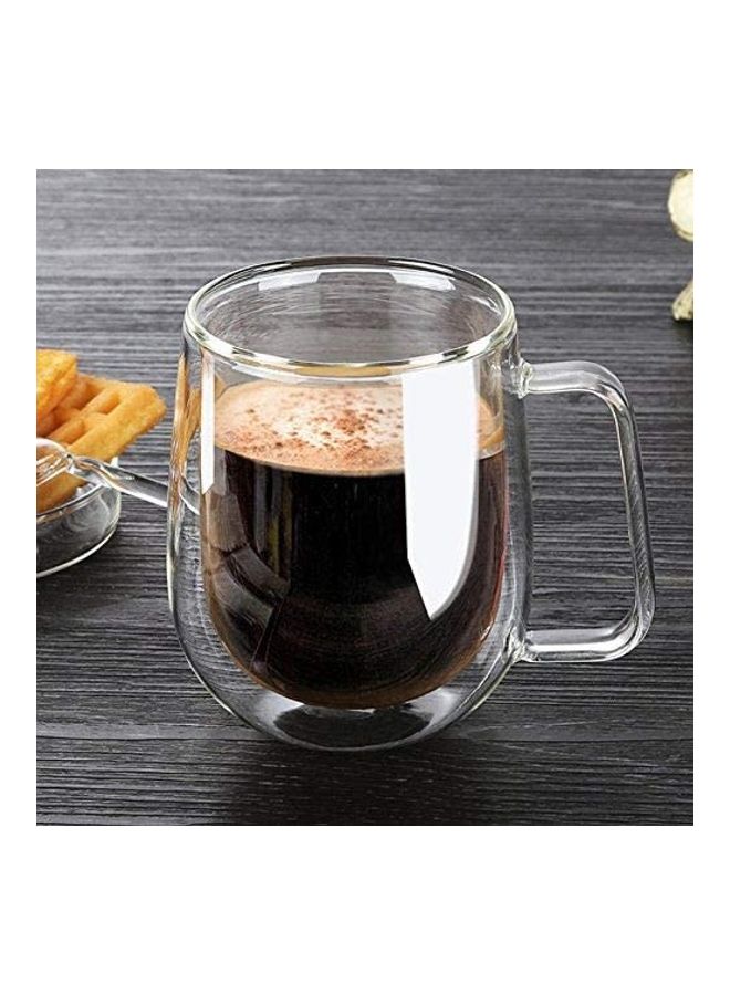 XiuWoo - 1 piece Double Walled Glass Mugs multicolour 250mm - Image 1