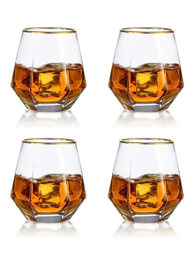 XiuWoo Crystal Short Drink Tumblers multicolour 300mm  - Image 1