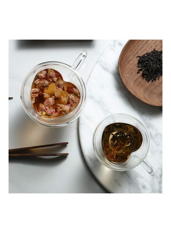 XiuWoo Double Wall Glasses Cup multicolour 230mm - Image 3