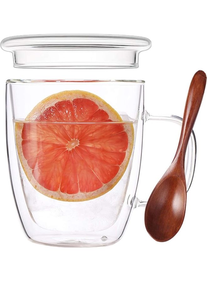 XiuWoo Double-layer Coffee Mug multicolour 470mm - Image 1