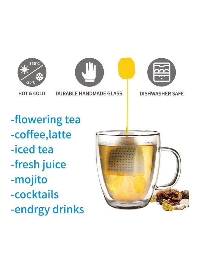 XiuWoo Double-layer Coffee Mug multicolour 470mm - Image 3