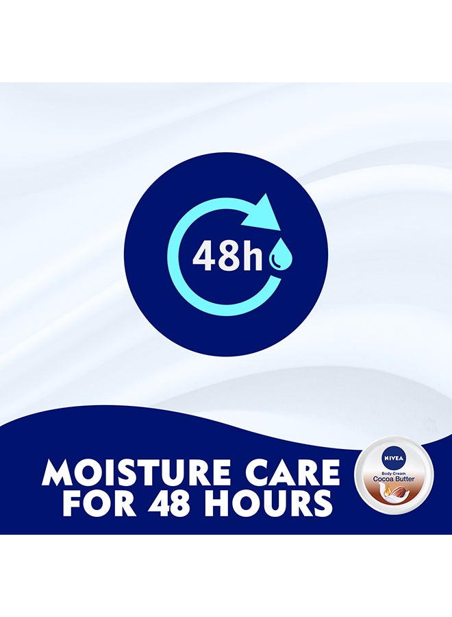 Nivea Cocoa Butter Body Cream, Vitamin E, Dry Skin, Jar 200ml - Image 4