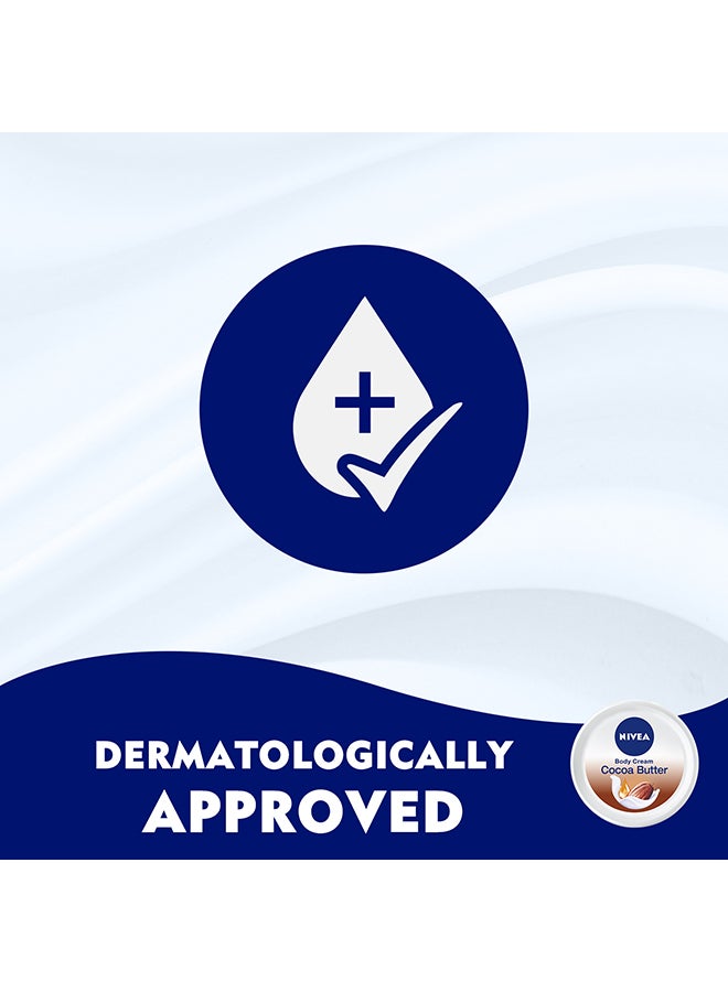 Nivea Cocoa Butter Body Cream, Vitamin E, Dry Skin, Jar 200ml - Image 5