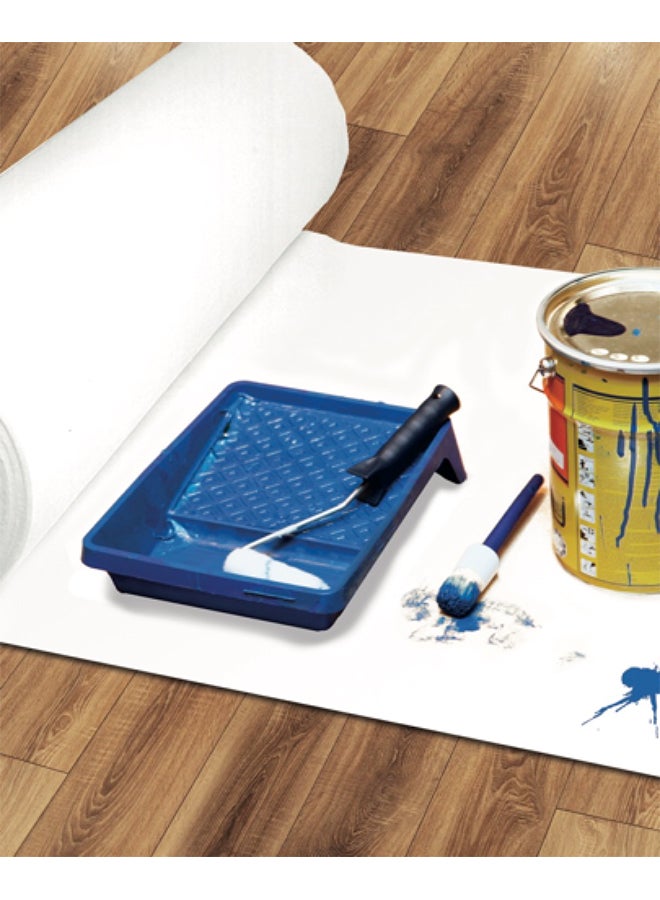 Generic - Vapour Permeable Temporary Floor Cover Paint Protection Sheet Blue 25meter - Image 1
