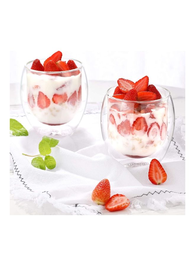 XiuWoo Double Walled Coffee Glasses Mugs multicolour - Image 4