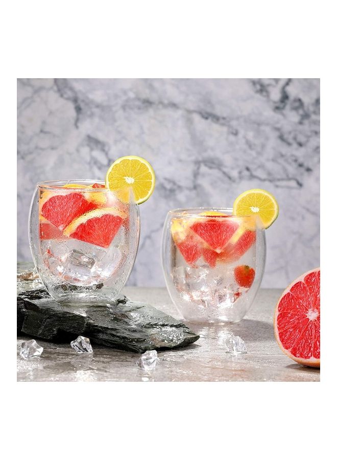 XiuWoo Double Walled Coffee Glasses Mugs multicolour - Image 5