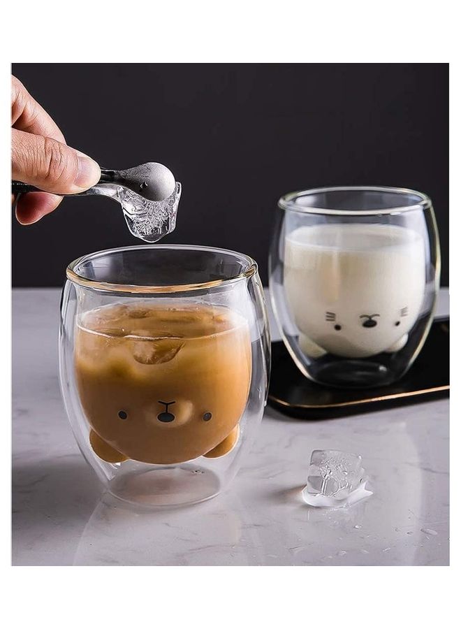 XiuWoo Double Wall Glasses Cup multicolour - Image 4