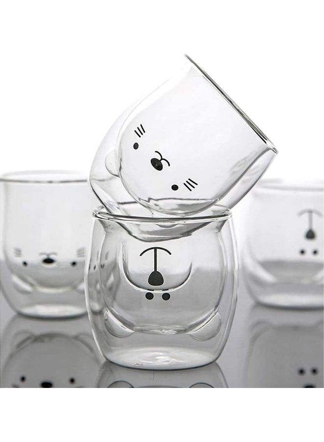 XiuWoo Double Wall Glasses Cup multicolour - Image 5