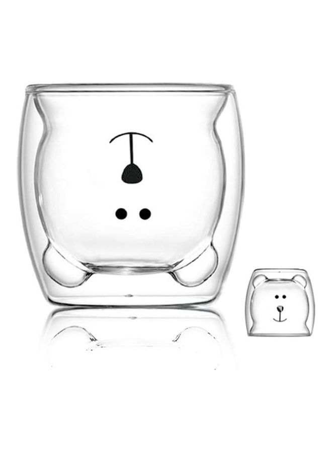 XiuWoo Double Wall Glasses Cup multicolour 230mm - Image 1