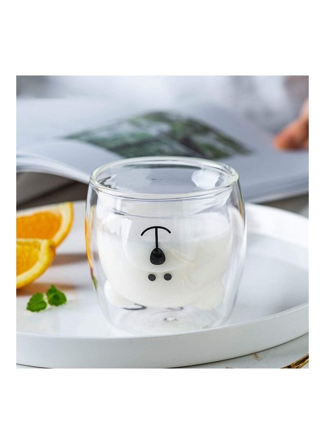 XiuWoo Double Wall Glasses Cup multicolour 230mm - Image 2