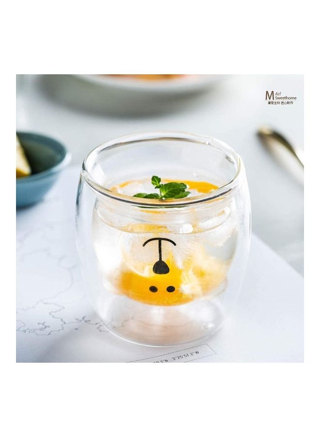 XiuWoo Double Wall Glasses Cup multicolour 230mm - Image 4