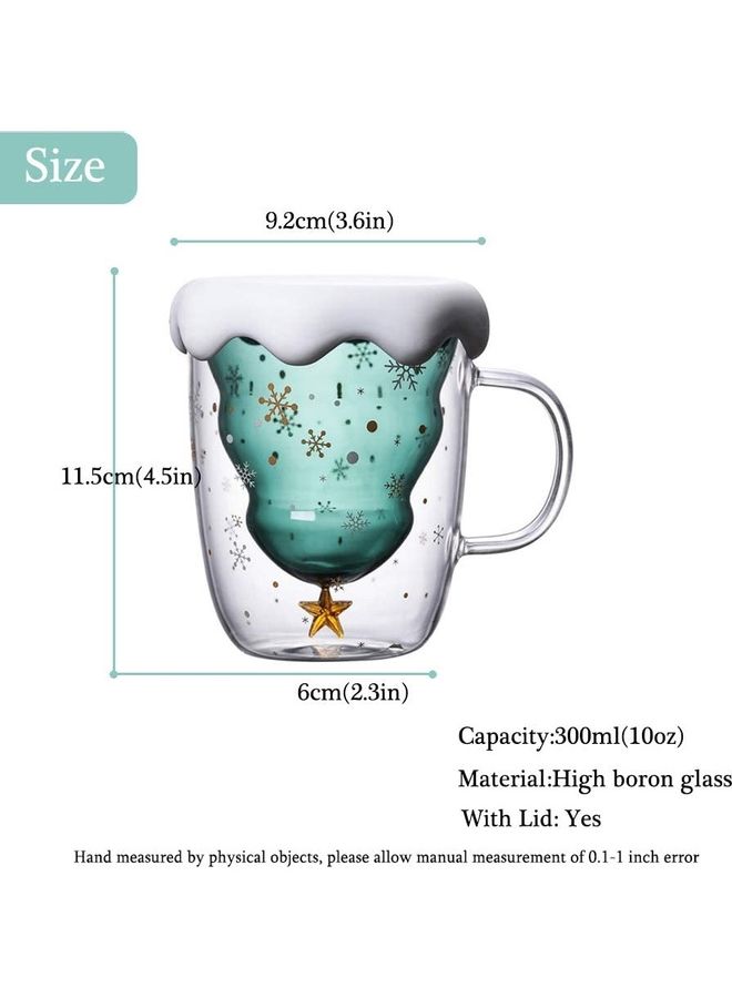 XiuWoo Double Wall Glasses Cup multicolour 230mm - Image 4