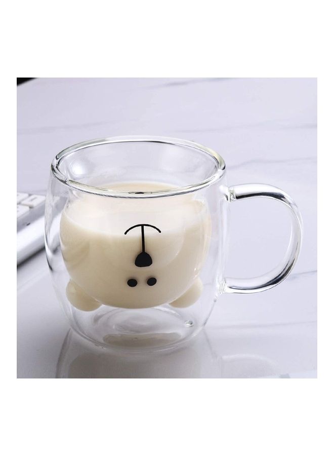 XiuWoo Double Wall Glass Mugs multicolour 230mm - Image 2