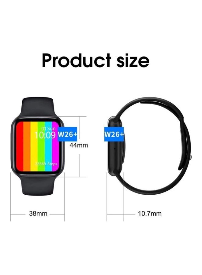 Bluetooth Call Touch Screen Smart Watch pink - Image 2