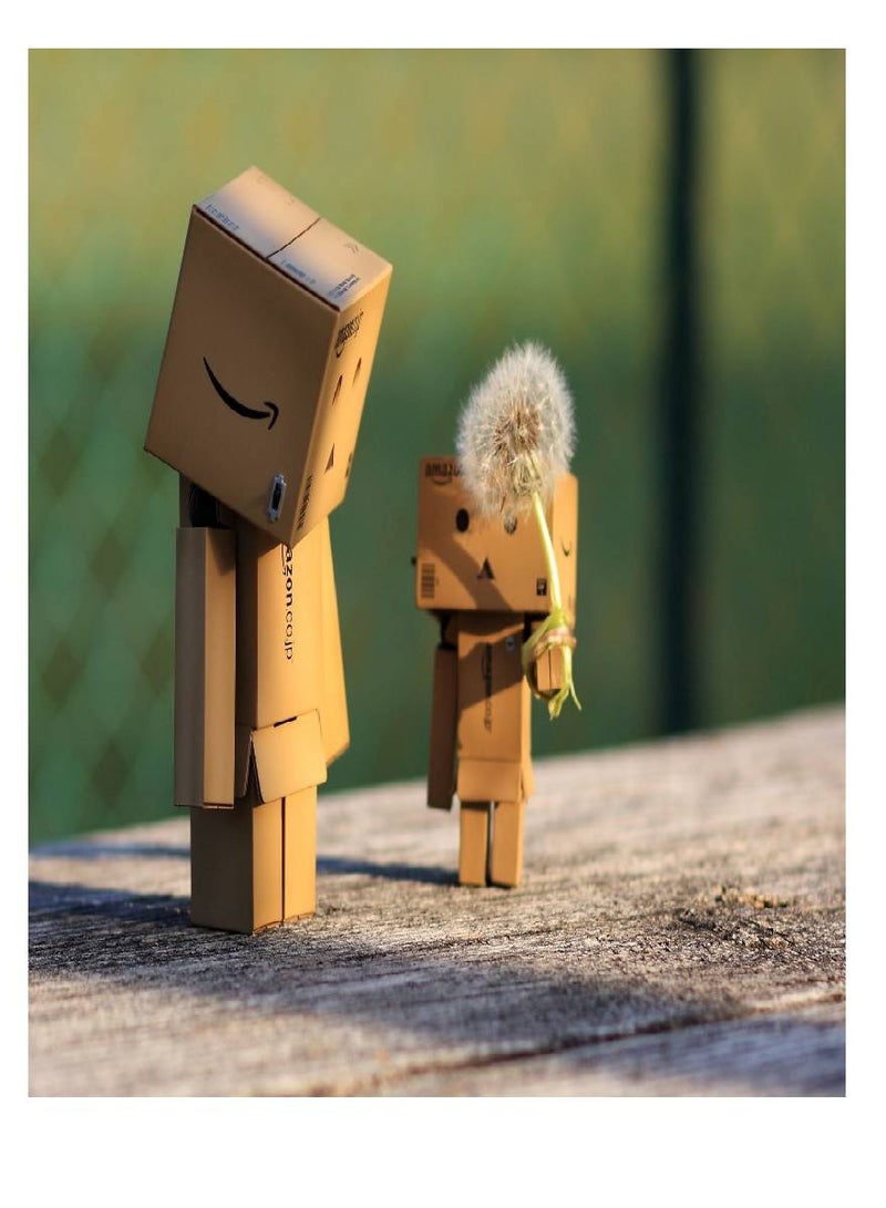 Danbo Vinyl Self Adhesive Wall Sticker Multicolor 80x60cm
