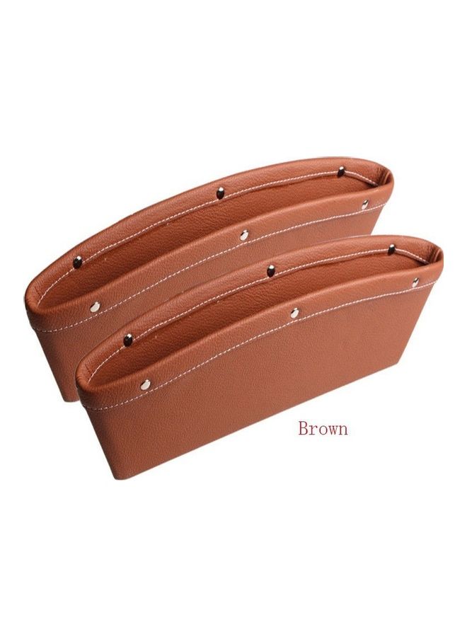 2-Piece Car Seat Gap Filler Side Organizer Sleeve Set