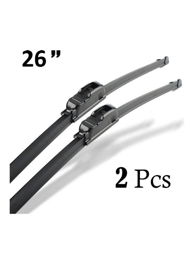 Generic 2-Piece 26 Inch Rear Rain Window Windshield Wiper Blade 