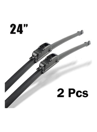 2-Piece 24 Inch Rear Rain Window Windshield Wiper Blade - v1609069253/N43319968A_1