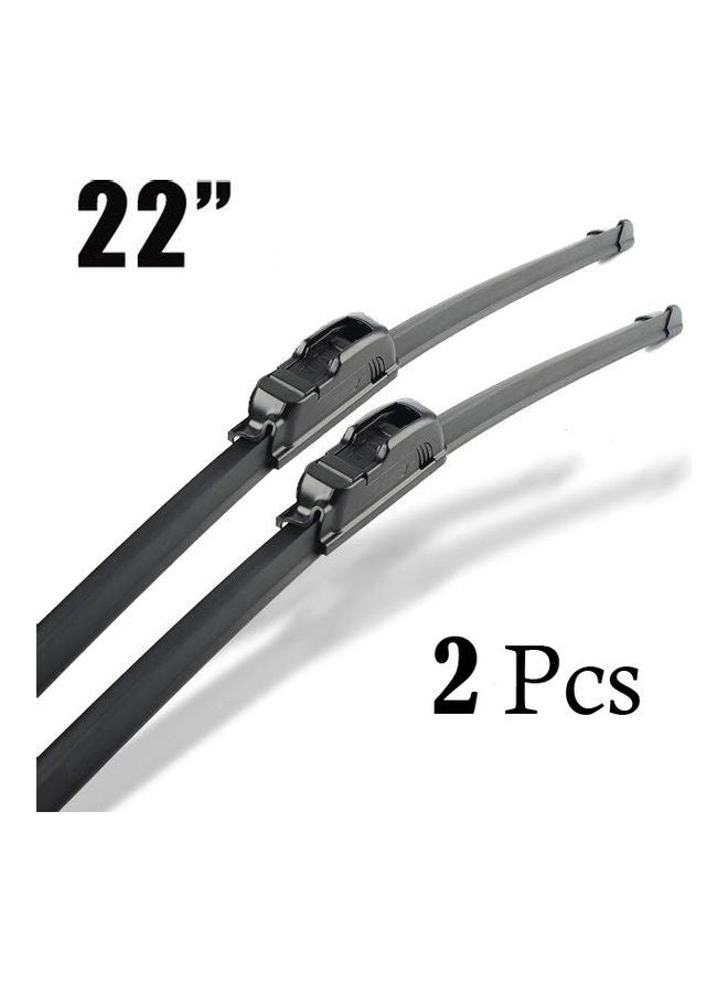 Generic 2-Piece 22 Inch Rear Rain Window Windshield Wiper Blades 