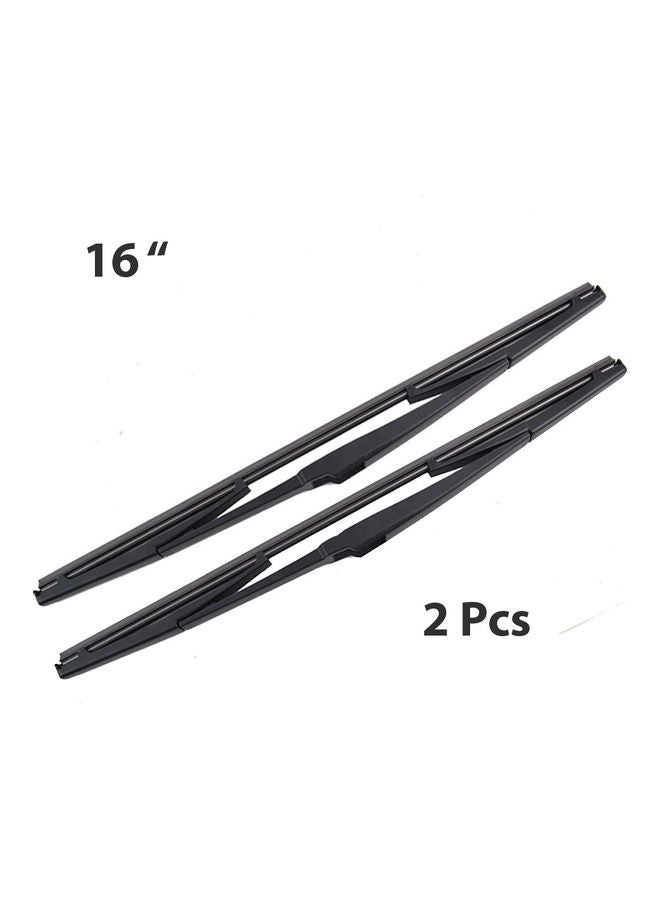 Generic 2-Piece 16 Inch Rear Rain Window Windshield Wiper Blade 