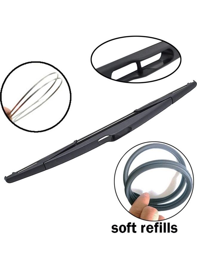 2-Piece 14 Inch Tailgate Rear Windscreen Wiper Blade