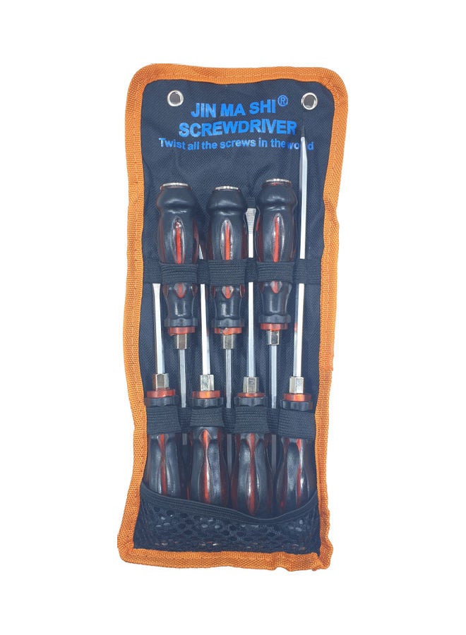 non Screwdriver 7 Piece Orange/Black 30*15*7cm  - Image 1