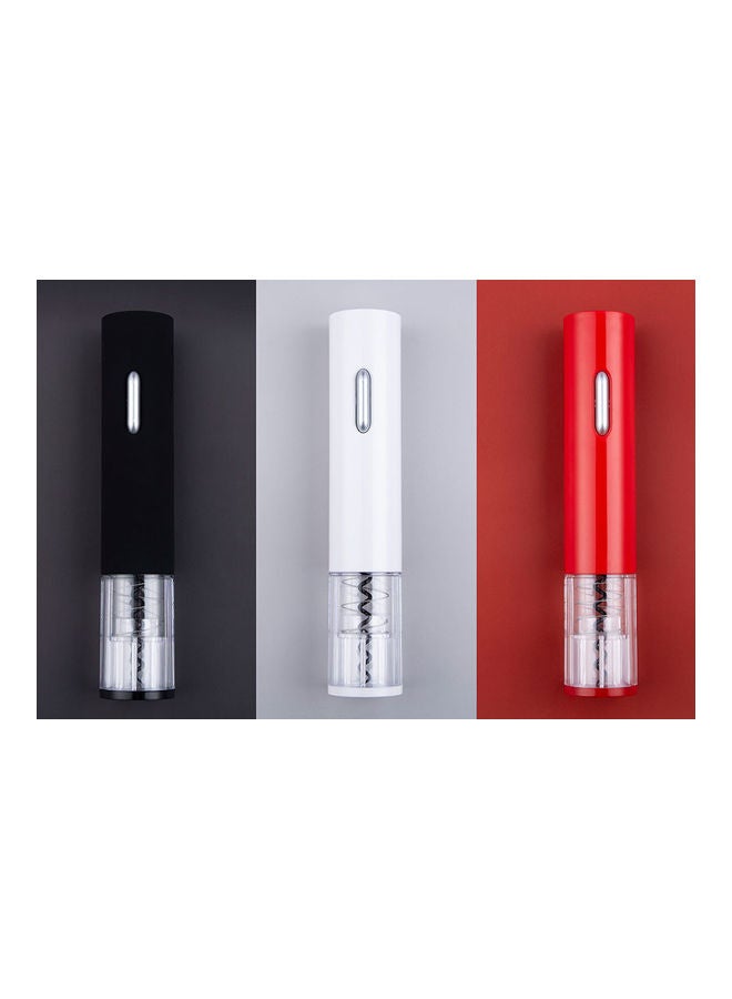 Generic - Electric Automatic Corkscrew Opener With Foil Cutter Cork Opener Red - Image 1