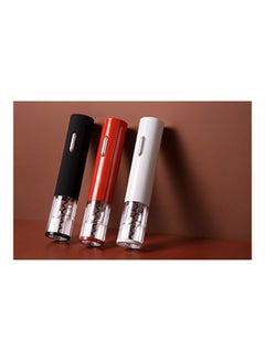 Generic Electric Automatic Corkscrew Opener With Foil Cutter Cork Opener Red  - Image 3