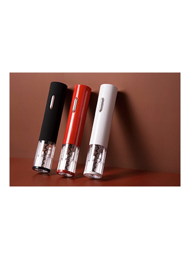 Generic - Electric Automatic Corkscrew Opener With Foil Cutter Cork Opener Red - Image 1