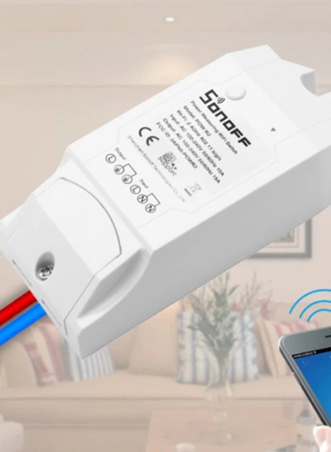 SONOFF - Pow R2 Wifi Intelligent Switch White - Image 1