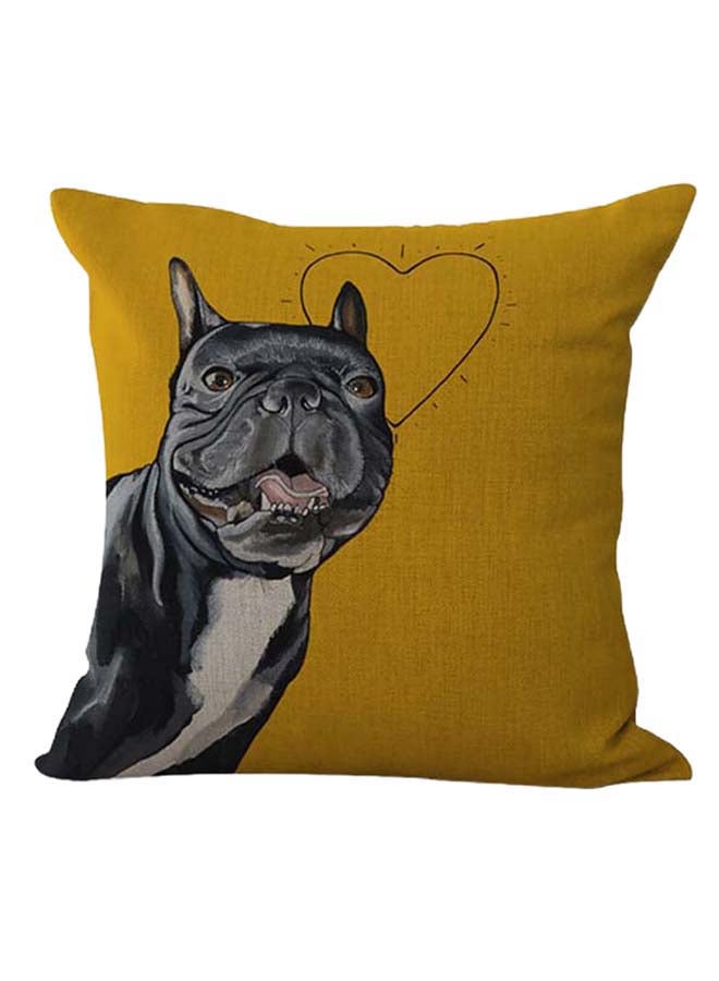 شاربدو وسادة ديكور مزينة بطبعات متعدد الألوان